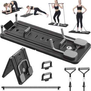 Foldable Pilates Board, Multi-Purpose Foldable Pilates Reformer Board